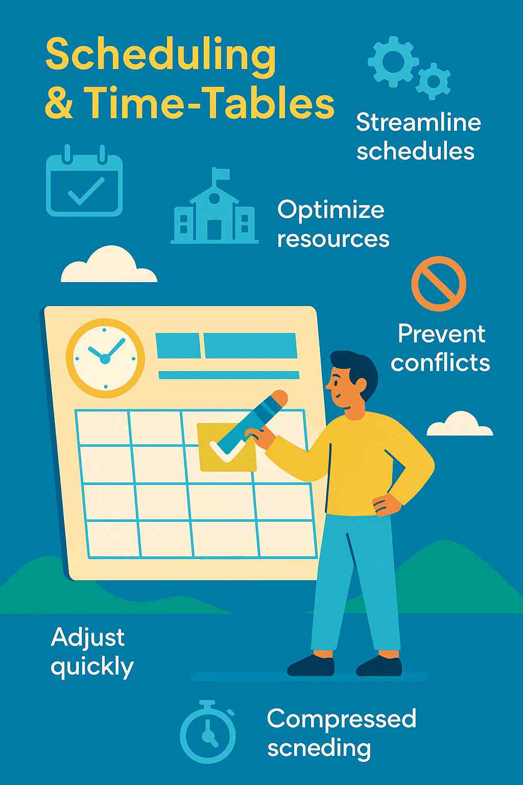 10. Scheduling & Time-Tables